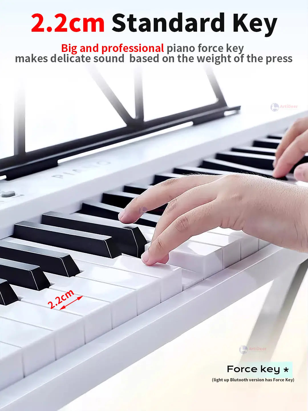 New Folding Piano 88 Keys Midi Musical Keyboard Professional Children’s Music Instruments Adult Electronic Portable Synthesizer