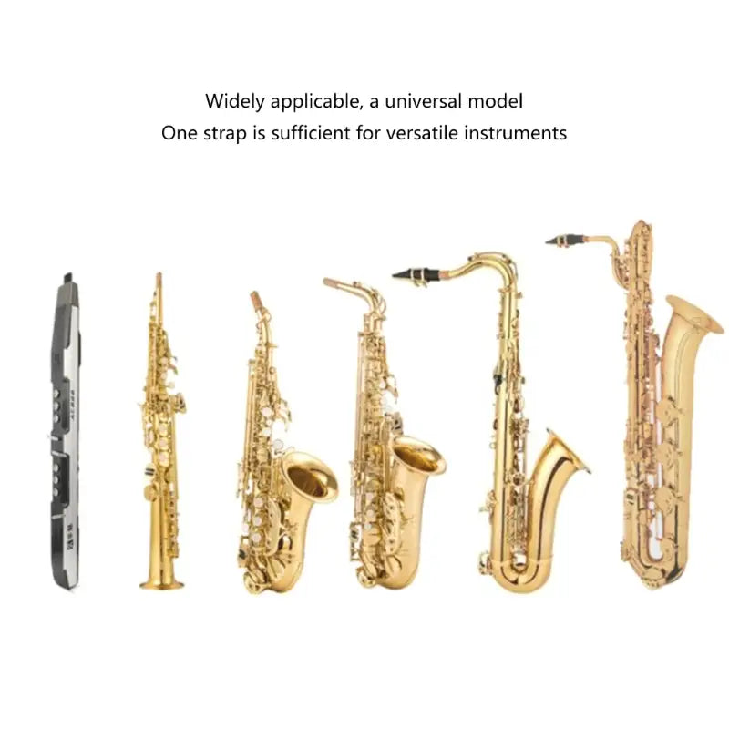 Alto/Soprano/Tenor Saxophone Double Shoulder Straps Sax Protections Neck Lanyard Woodwind Musical Instrument Accessories