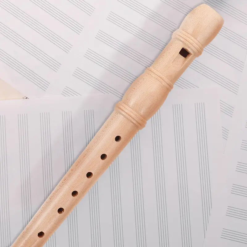 Children Flute Recorder Clarinet Kids Musical Instruments Wooden Soprano Wind Instrument Toy Educational Learning Education