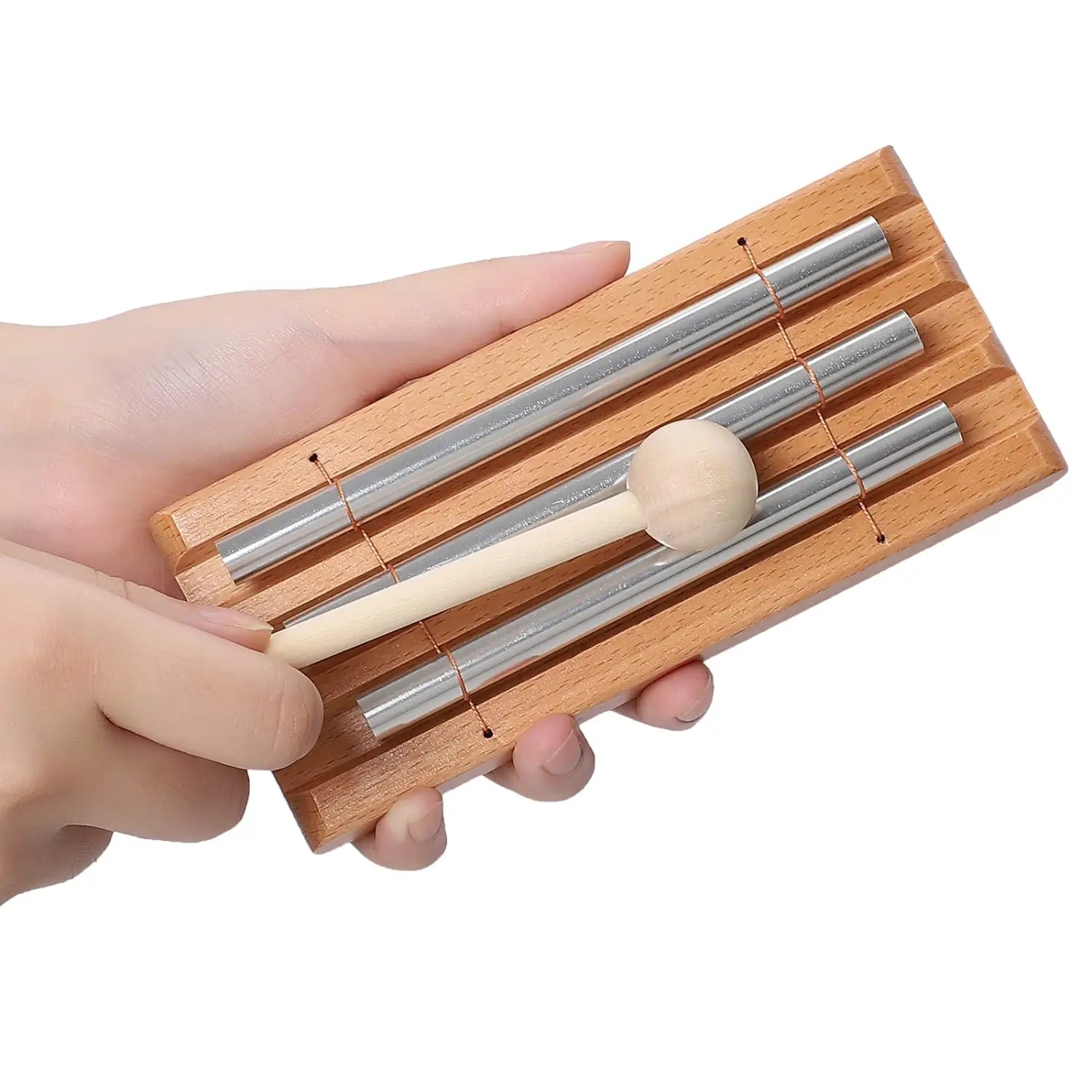 Miwayer Energy Chime Percussion,Hand Bell Meditation Chimes,Teacher Tools Reminder Tuned Energy Chimes Music Instrument