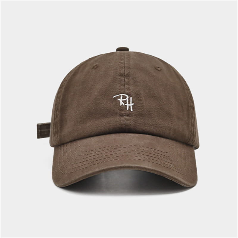 Unisex RH Letter Embroidery Baseball Cap Men Women Summer Casual Hat Outdoor Shade Adjustable Hip Hop Streetwear Trucker Hats
