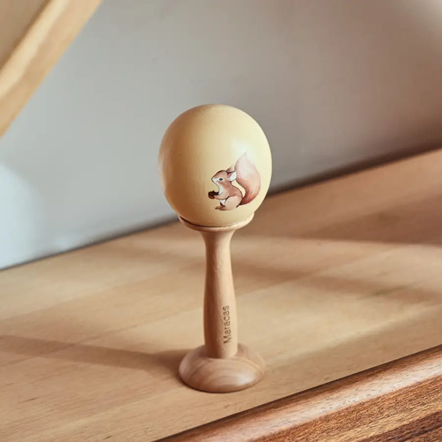 Baby Musical Toys Wooden Bear Rattle Bell Drum Xylophone Percussion Early Educational Instrument Playthings for Toddlers Kids