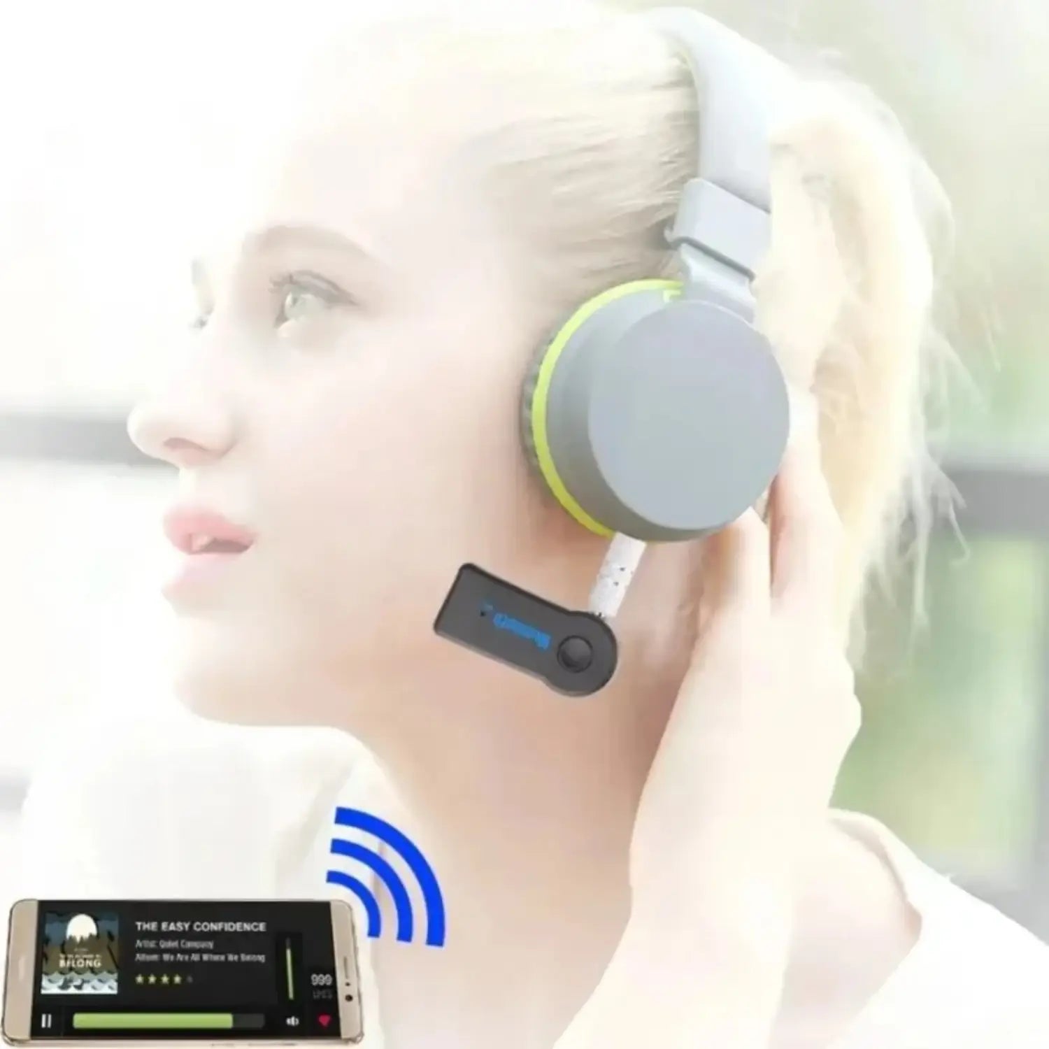 Car Bluetooth 5.0 Audio Receiver 3.5mm 3.5 AUX Jack Stereo Music Car Transmitter Speaker Amplifier Wireless Adapter with Mic