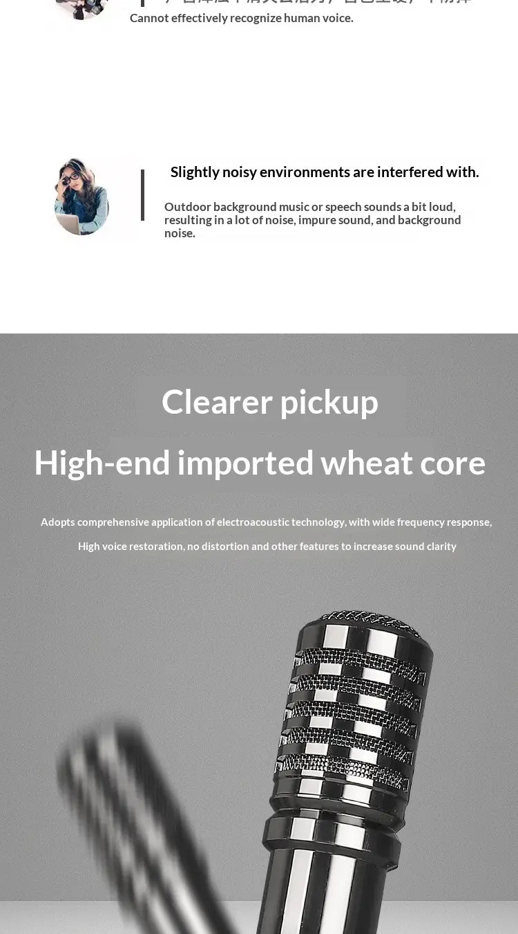 Wired microphone KTV stage karaoke conference singing performance handheld capacitor dynamic 48V microphone church family happy