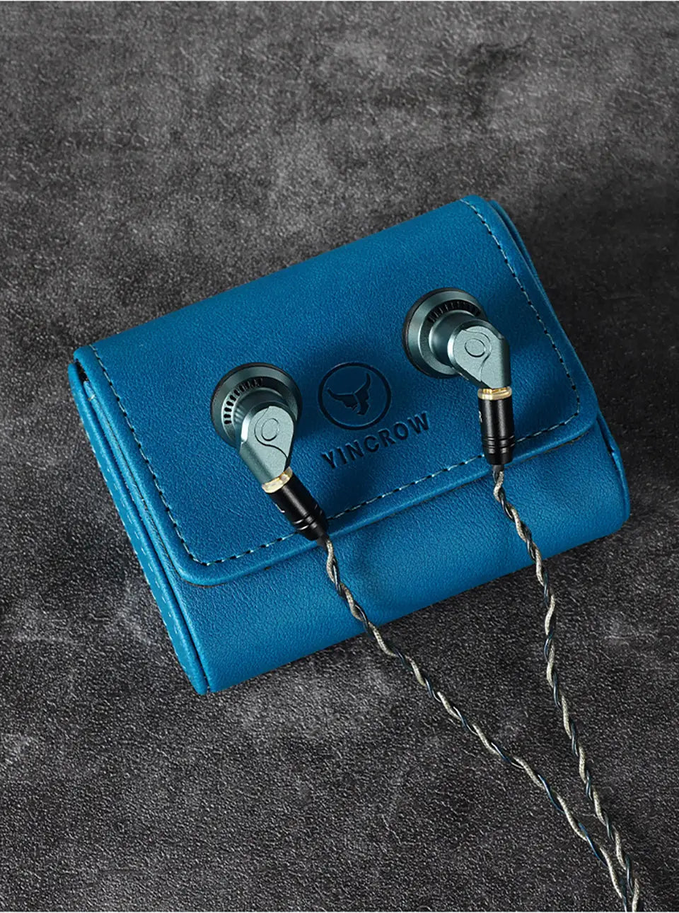 Yincrow Rhino 3.5/4.4mm HIFI Audiophile Flat-Head Earbud 14.6mm Topclass Dynamic Driver Music Earphone Detachable MMCX Cable IEM
