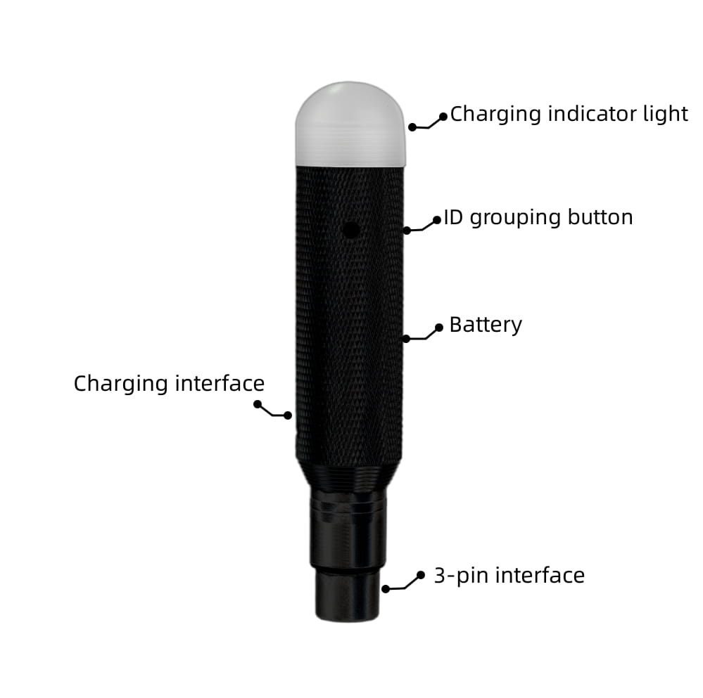 7pcs DMX512 DMX Dfi DJ 2.4G 6Charging Wireless Receiver Built-in Battery & 1 Transmitter LED Lighting Control for LED Stage Par