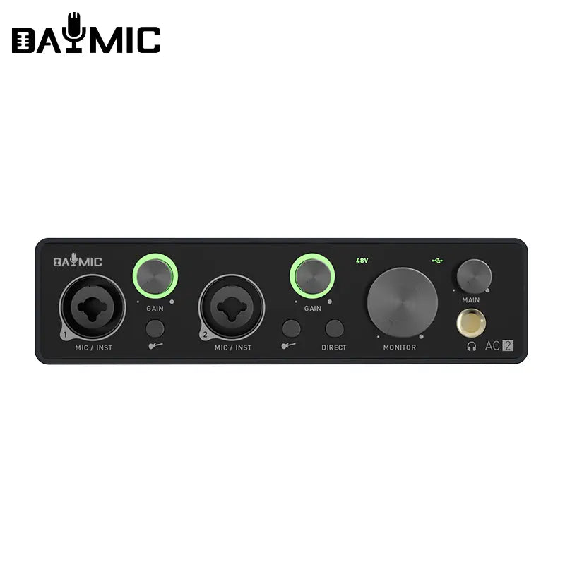Audio interface recording studio usb external sound card recording guitar 2 channel interface audio аудиоинтерфейс