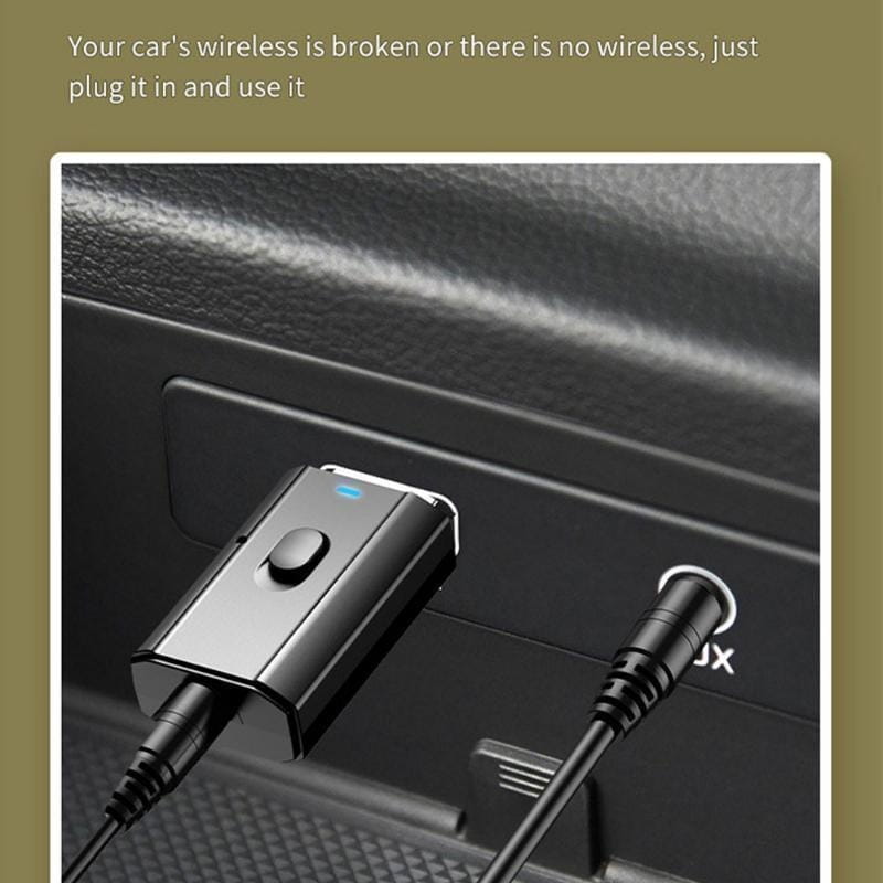 5.0 Bluetooth Adapter Music Audio for PC TV Car Hands-free 3.5mm AUX Adapter USB Wireless Bluetooth Transmitter Receiver