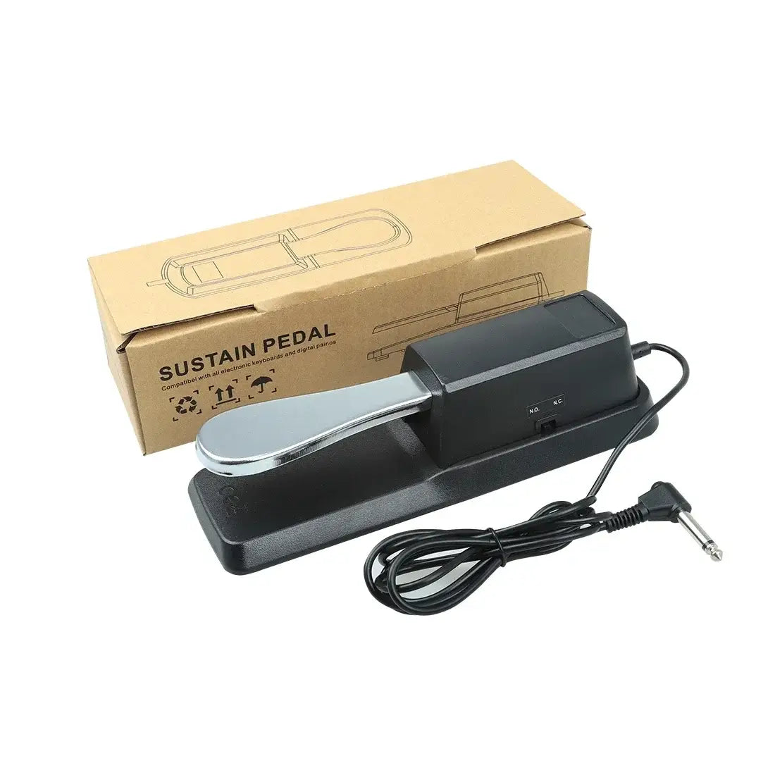 Piano Sustain Damper Pedal Keyboard Universal Roland Electronic Piano Electronic Keyboard Pedal Musical Instrument Accessories