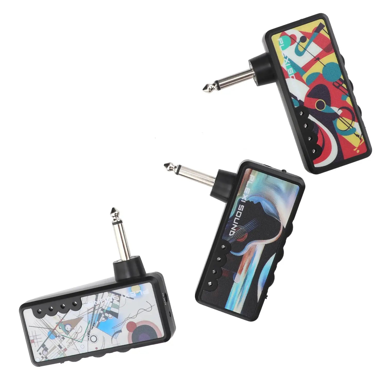 Electric Guitar Amplifier Headphone Amp,Portable Heavy Metal USB Rechargeable Battery Mini Pocket Headphone Amplifier for Guitar