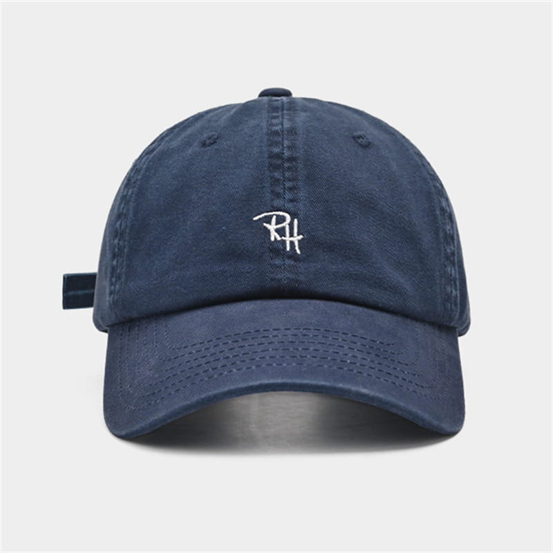 Unisex RH Letter Embroidery Baseball Cap Men Women Summer Casual Hat Outdoor Shade Adjustable Hip Hop Streetwear Trucker Hats