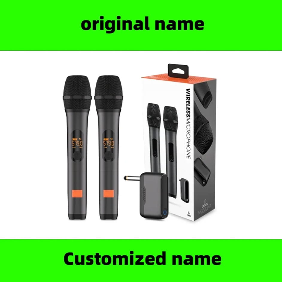 Wireless Microphone M23-4 UHF Recording Universal Karaoke Mic With Lithium Battery Receiver For Party Church Speaker