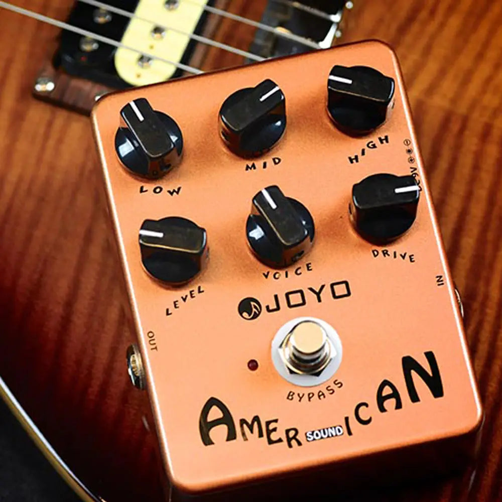 JOYO-JF-14 AMERICAN SOUND Electric Guitar Pedal Effects Simulation 57 Deluxe Amplifier Pedals True Bypass