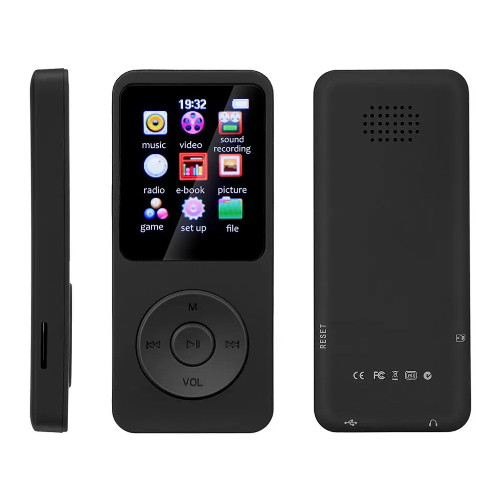 Portable Mini MP3 Player HiFi Music Walkman 4.0 Bluetooth Support Two-Way Transmission FM Radio Voice Recorder eBook Auto Browse