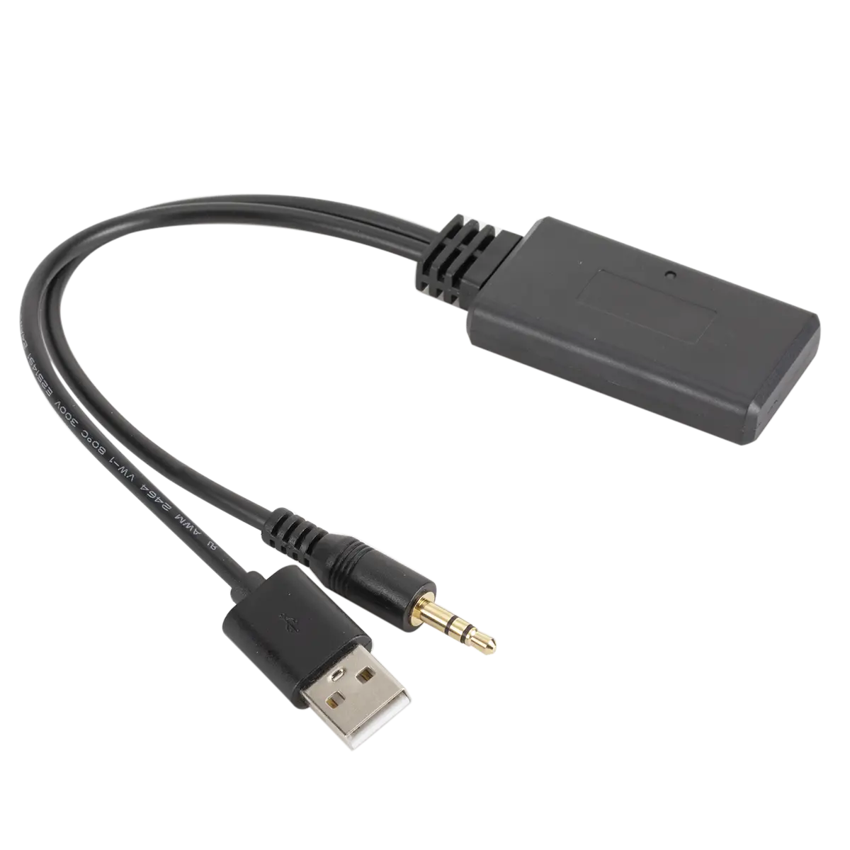 Universal Car Wireless Bluetooth-compatible Receiver USB 3.5Mm Aux Media Bluetooth 5.0 Music Player Audio Cable Adapter For BMW