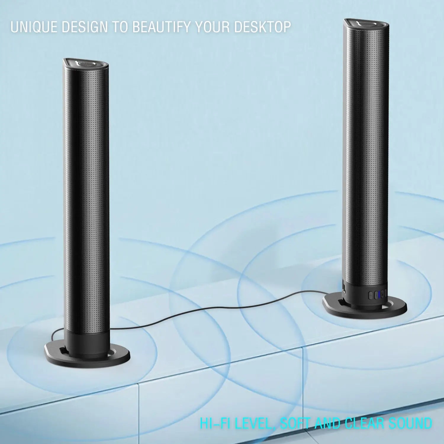 FM Soundbar TV Bluetooth Speakers HDMI/AUX/BT/OPT Connections Soundbars with 2-in-1 Detachable Home Cinema Shengba Sound System