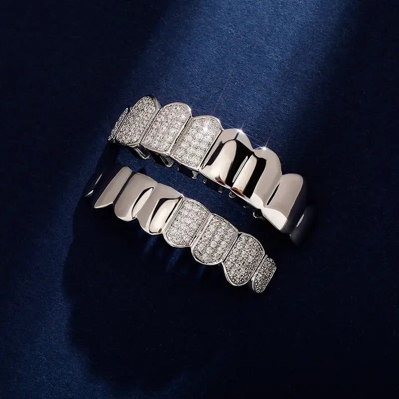 High-end New Exquisite Halloween High Quality Hip-Hop Suitable Both Men Women Versatile Hollow-Out Punk Rapper Party Gift Grillz