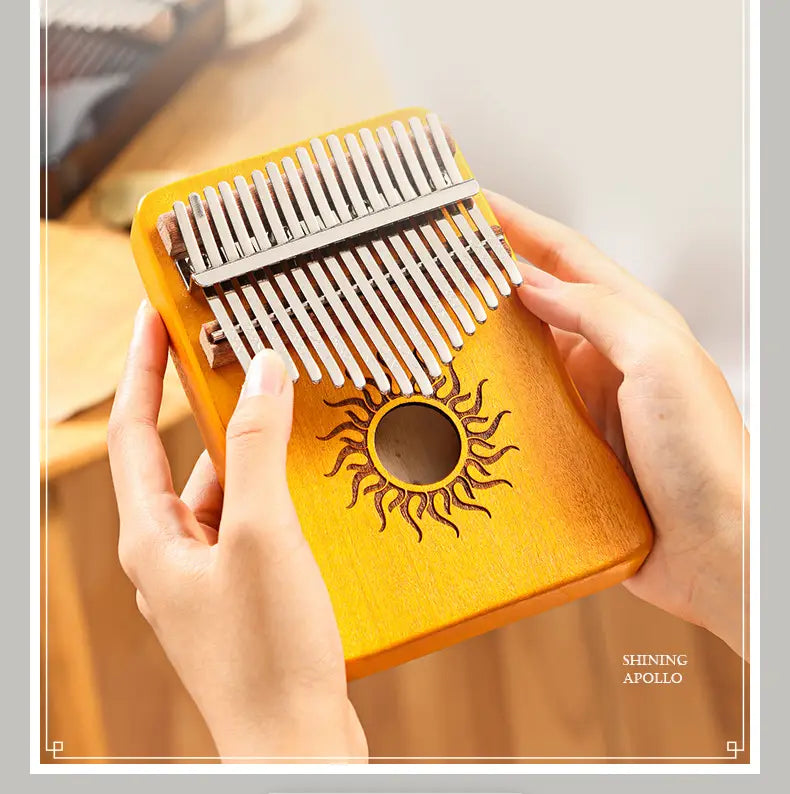 Hluru Kalimba 17 21 Key Kalimba Finger Piano Solid Maple Wood Kalimba Thumb Piano Keyboard Musical Instrument Mbira for Beginner