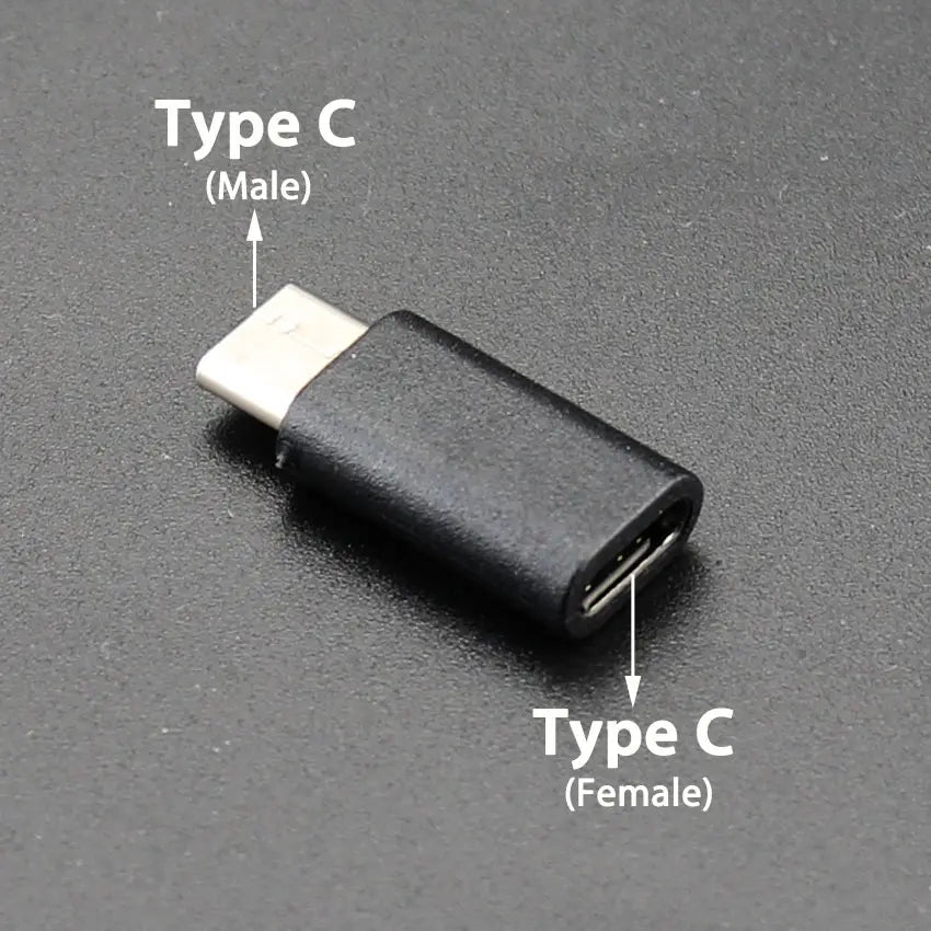 YuXi 1pcs USB Type C Male to Female M-M F-F USB-C Converter Adapter Connector for Smart Phone for Samsung Xiaomi Huawei