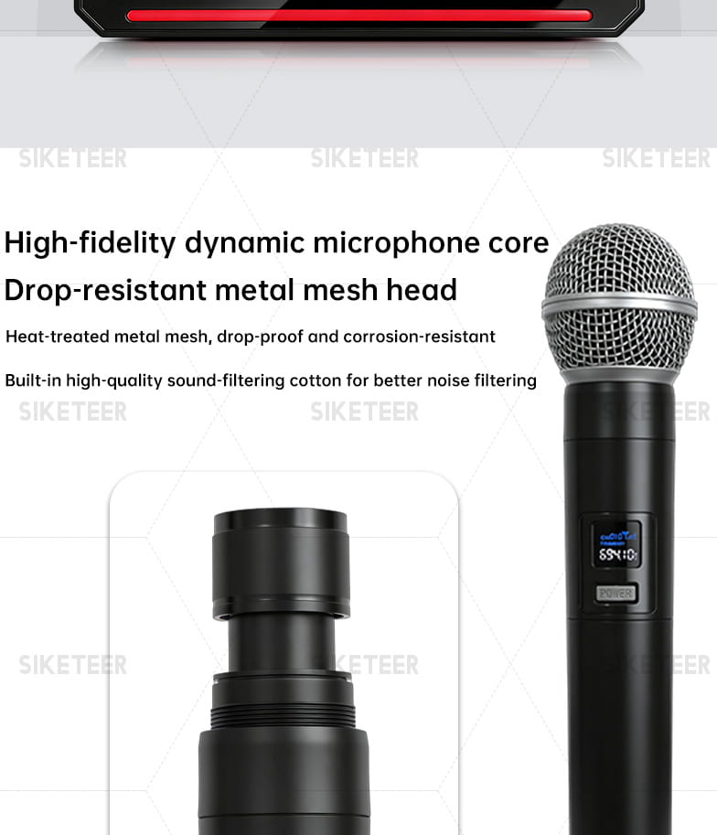 Professional wireless microphones handheld headset and lavalier microphones suitable for home karaoke church and wedding u
