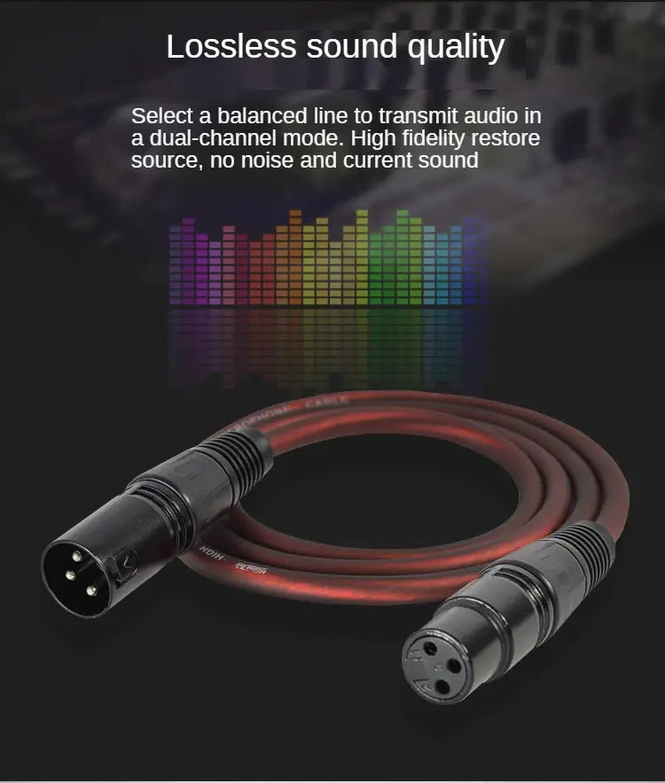 DMX Cable 1m/2m/3m/5m/10m 3-Pin Signal Connection DJ Stage Lights Accessories For LED Par Wash Moving Head Spot Lighting