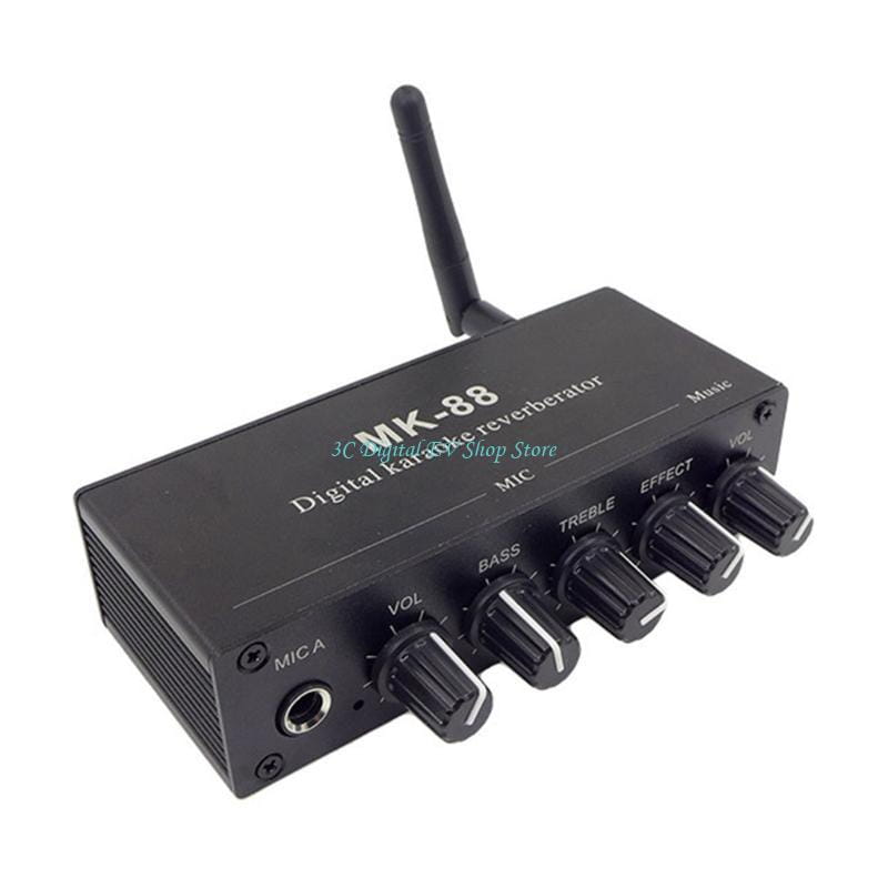 E74D MK88 Karaoke Preamp Reverberator Decoding Easy to Use for Family Gatherings and Music Creation with Customizable Effects