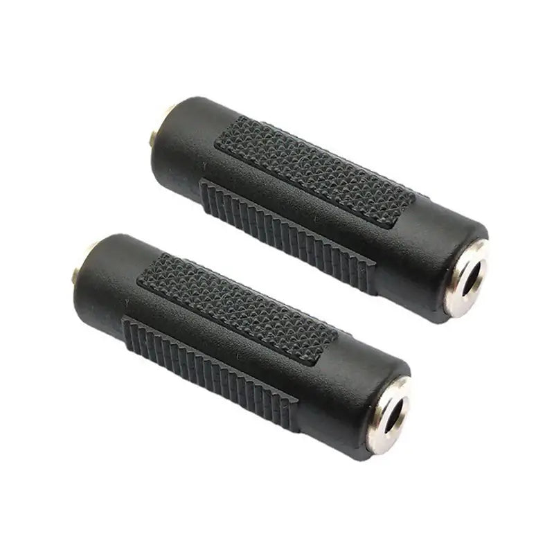 2PCS 3.5mm Jack Coupler Gold Plated 3.5 mm Female to 3.5mm Female Jack plug audio Stereo Coupler Socket Adapter connectors