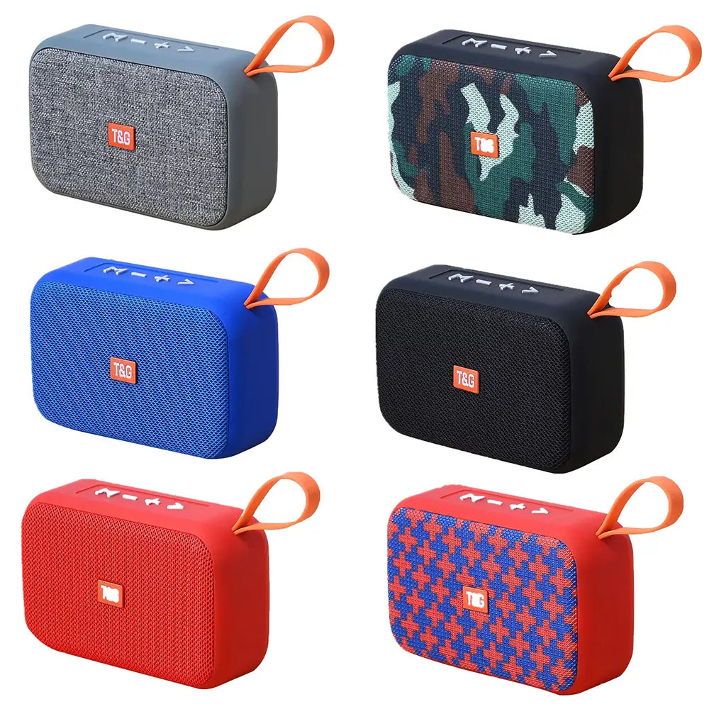Portable Bluetooth Speaker Radio FM Mini Wireless Waterproof Subwoofer Sound Box Music Caixa De Som Small Woofer Column Bass Mp3