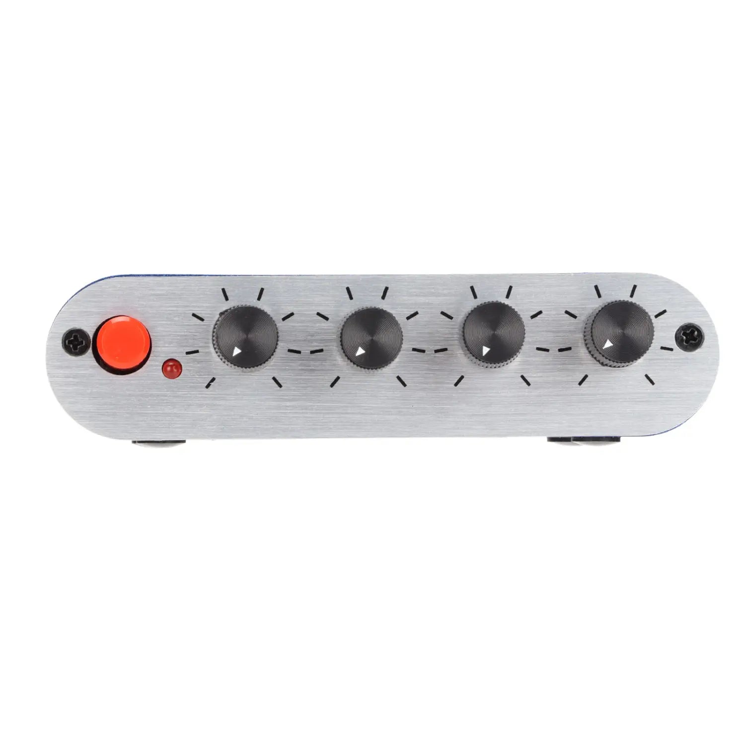Mini Stereo Mixer 4 in 1 Out Volume Adjustment 3.5mm Sound Selector Amplifier DC 5V-12V For PC Laptop Headphone