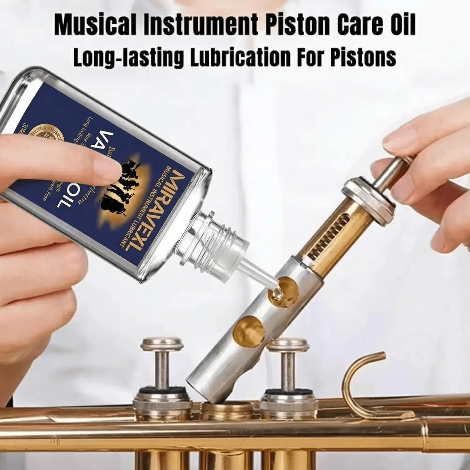 MIRAVEXL 30ml Musical Instrument Valve Oil Grease for Saxophone Brass Horn Guitar Metal Parts Lubricant Maintenance