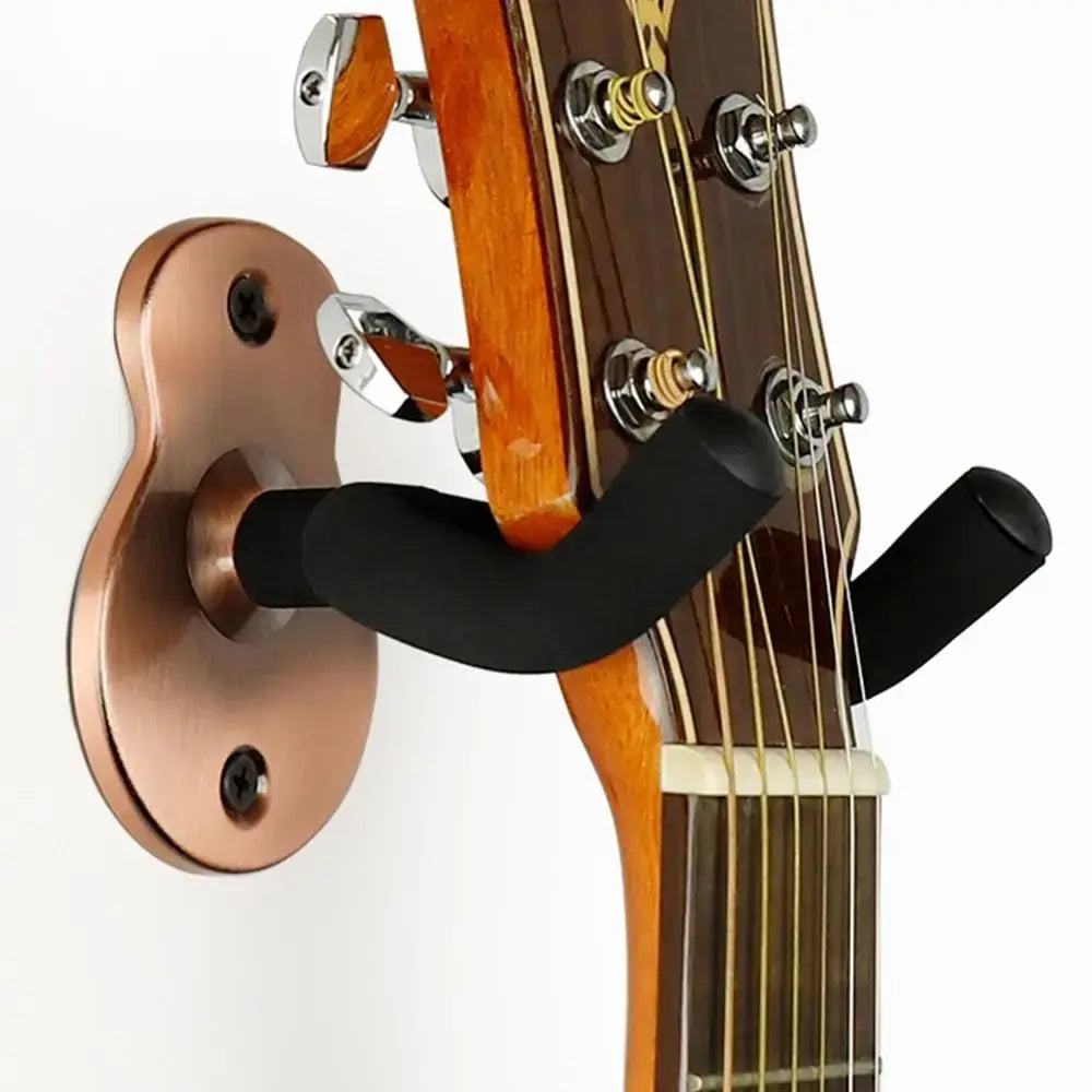 Wooden Guitar Wall Mount Hanger Heavy Duty Unique Design Bent Ukulele Hook Bass Storage Acoustic Electric Guitar Rack Bracket