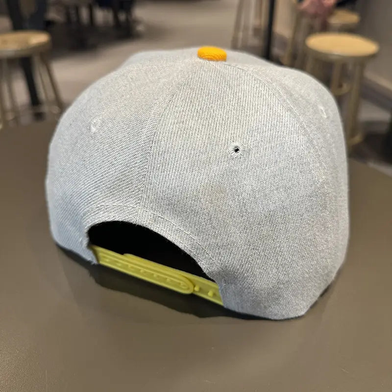 Hip-Hop Hat for Men Spring and Autumn Big Head Flat Brim for Women Celebrity Baseball Cap Summer Street Dance Student Hat
