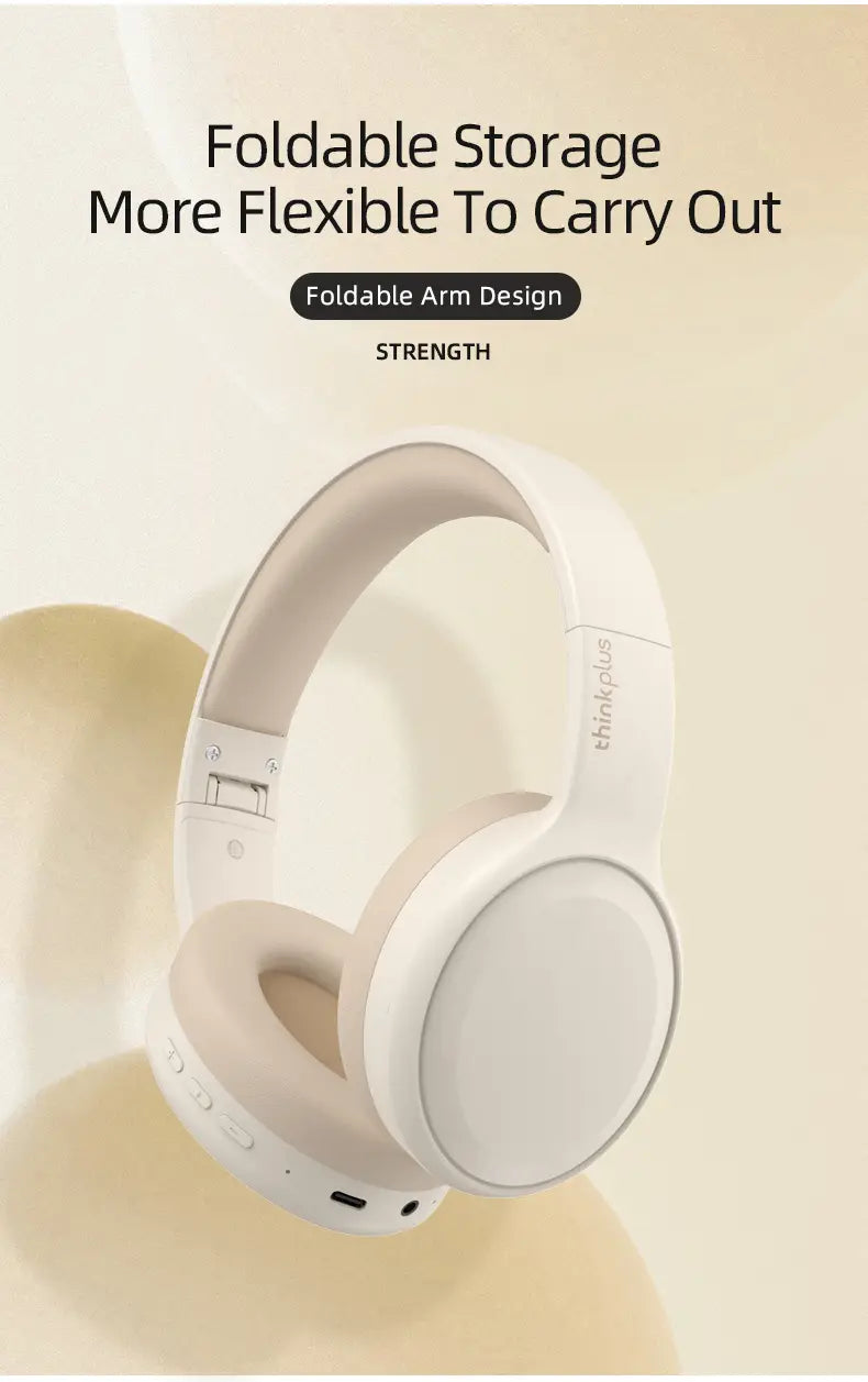 Lenovo TH30 Wireless Headphones Bluetooth 5.3 Earphones Foldable Gaming Headset Sport Headphone with Mic Music Earbuds Original