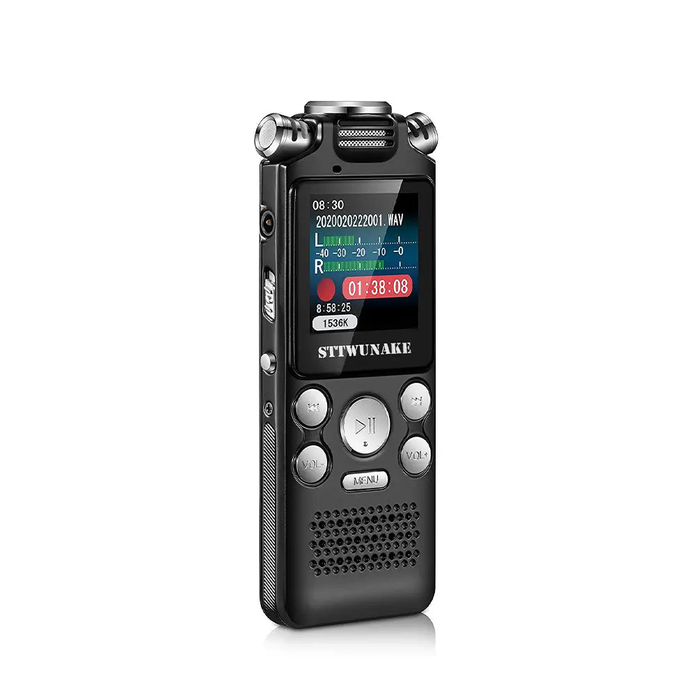 Professional Voice Activated Digital Audio Voice Recorder 8GB 16GB 32G Noise Cancelling Recording PCM Support OTG WAV MP3 Player