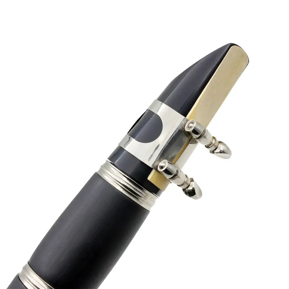 Professional 17 Keys Bb Clarinet Woodwind Instrument Accessories Reed Box Strap Stand Cleaning Brushes Trimmer Reed Clamp Wipe