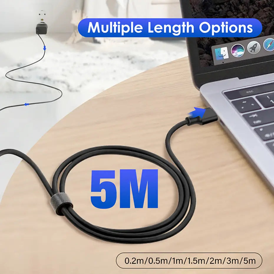 10Gbps USB 3.2 Gen 2 Type C Cable For iPhone 15 Pro Max Macbook iPad Samsung USBC Data Charger 3A Fast charge A To C 1m 2m 3m 5m