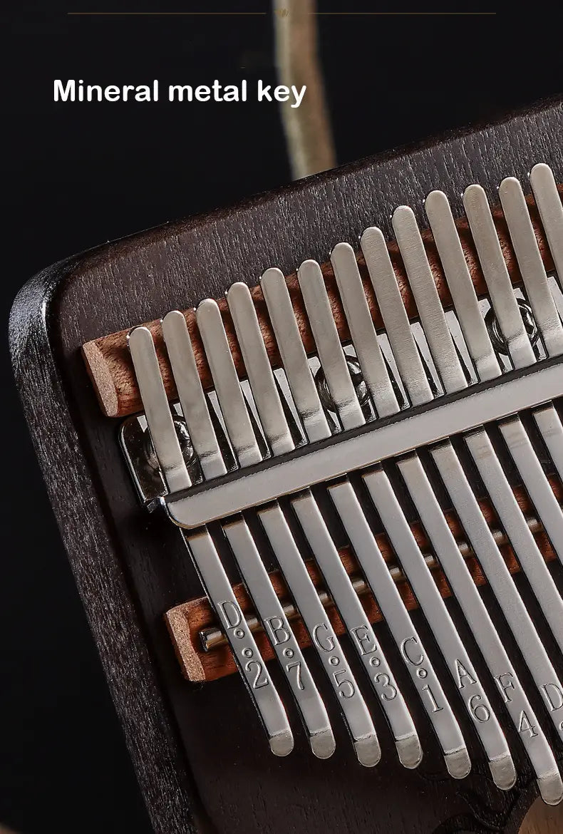 Hluru Kalimba 17 21 Key Kalimba Finger Piano Solid Maple Wood Kalimba Thumb Piano Keyboard Musical Instrument Mbira for Beginner