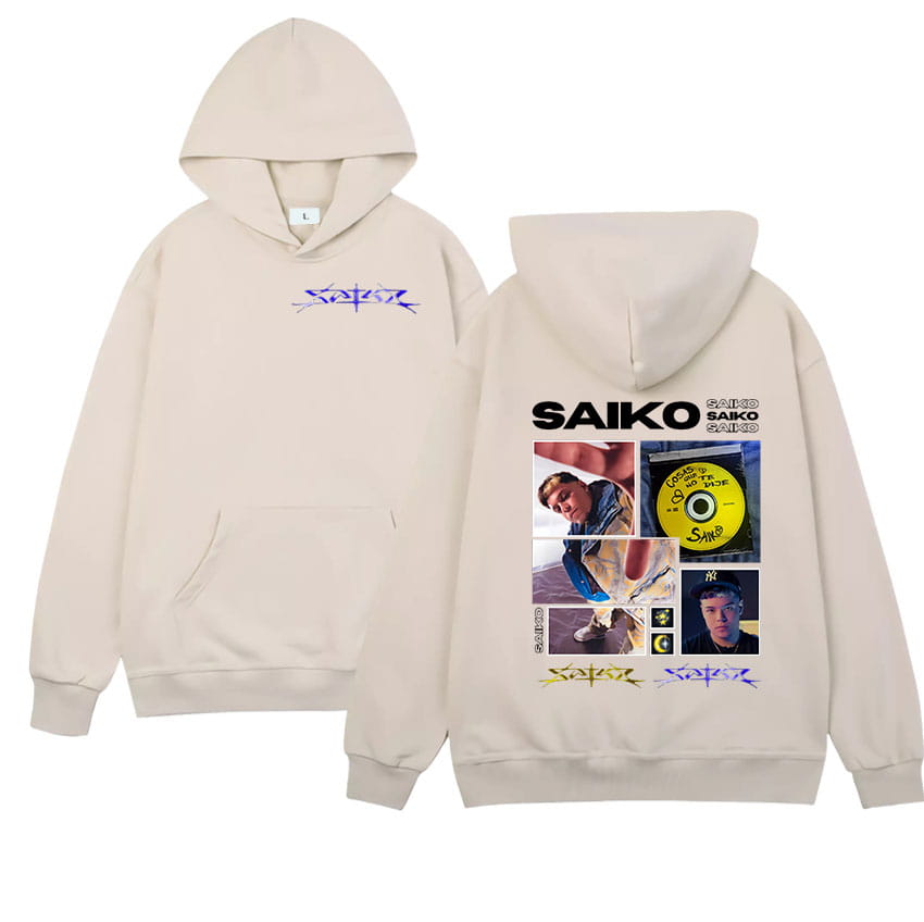 Rapper SAIKO Tour 2025 new Graphic hoodie Men Women Vintage Oversized Sweatshirt pullovers Hip Hop gothic punk Hooded streetwear