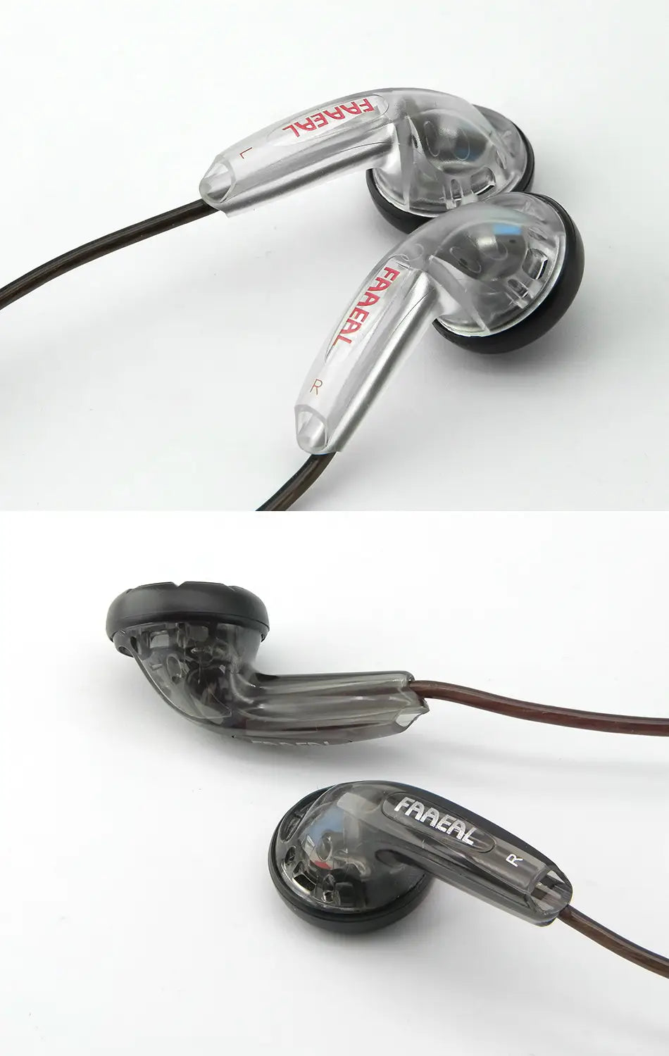 FAAEAL Rosemary Flat Head Earbuds 3.5mm Standard/4.4mm 2.5mm TRRS Balanced Earphones 150ohms HiFi Bass Music Headphones Headsets