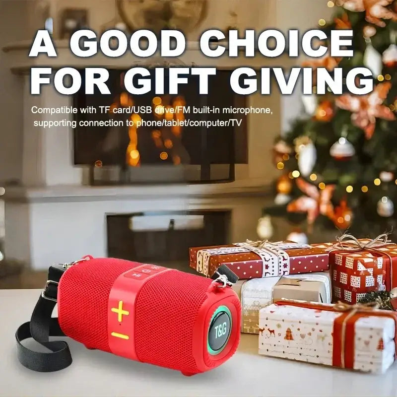 TG667 Outdoor Protable Wireless Bluetooth Speaker Dual Speaker Bluetooth 5.3 Subwoofer With RGB Support FM /TF Card/USB Disk