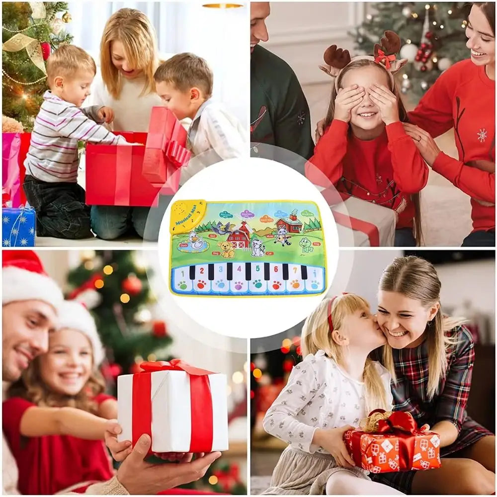 Early Education Musical Piano Mat Learning Music Electronic Organ Floor Keyboard Dance Mat Multifunctional Interactive