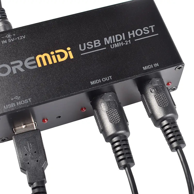 DOREMiDi High-Speed USB MIDI Host Box MIDI Host USB To MIDI Converter UMH-21 Compatible All Devices with USB MIDI Interfaces