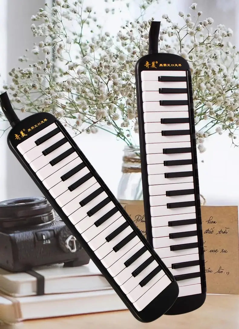 Professional Melodica 37 Keys Children’s Musical Keyboard Kids Mouth Organ Melody Mouth Piece Button Accordion Music Instruments