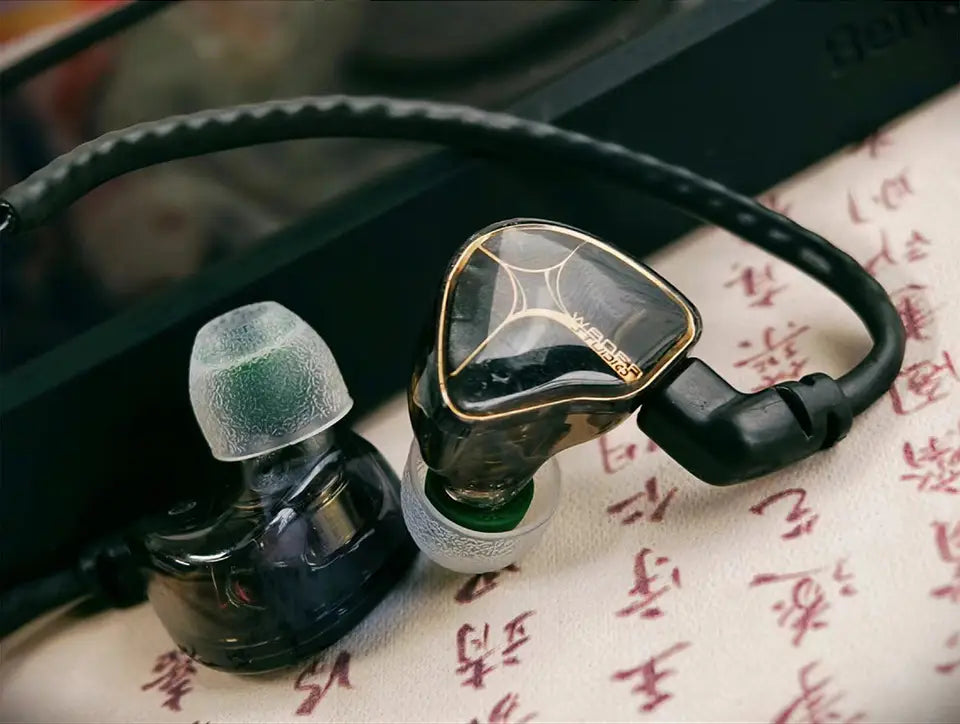 TANGZU WAN ER STUDIO Edition In Ear Monitors 10mm PET Diaphragm Dynamic Driver Replaceable 0.78mm 2Pin HiFi Wired Music Earphone