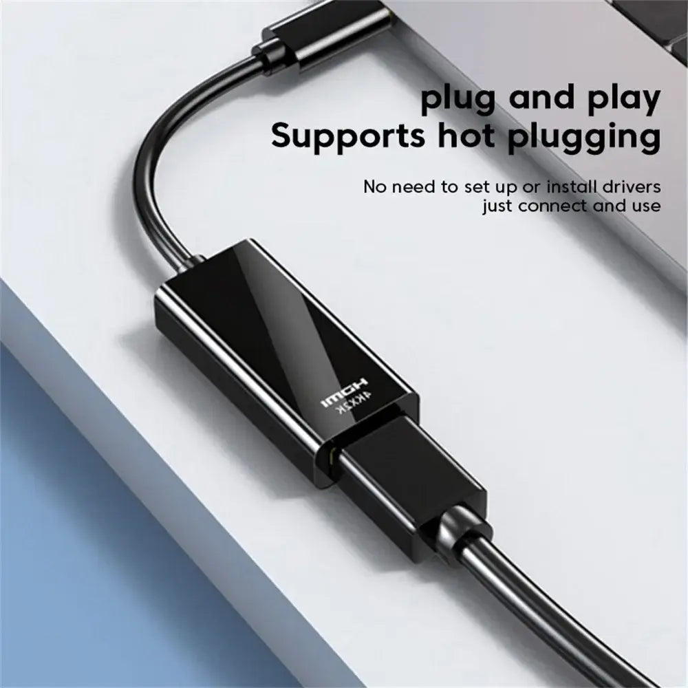 Type C to HDMI-Compatible Adapter Converter 4K 60Hz USB C to HDMI For MacBook Pro Air iPad Pro Samsung Galaxy S10/S9 USB-C HDMI
