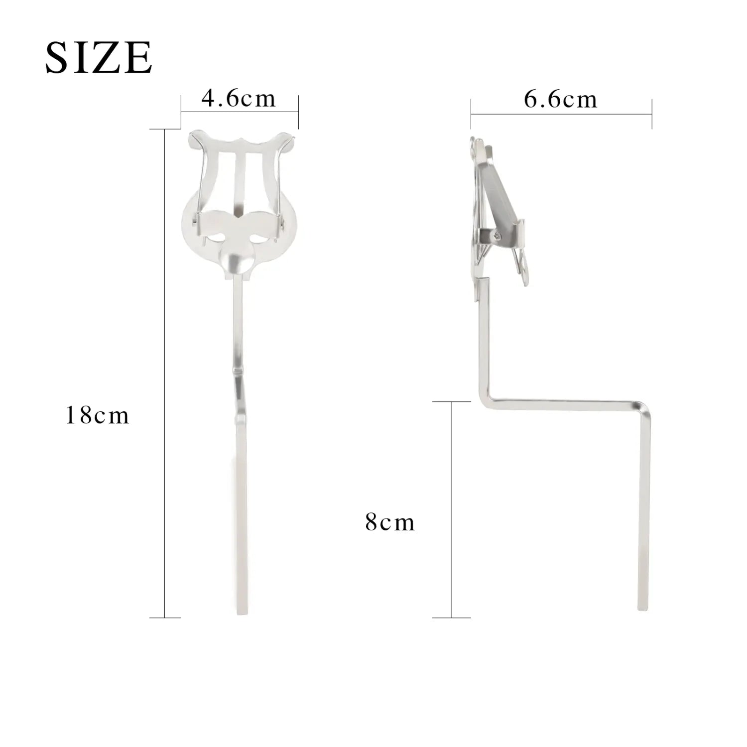 IRIN Music Stand Flute Trumpet Clarinet Winds Saxophone Baritone Portable Marching Sheet Music Stands Beginner Practice Parts