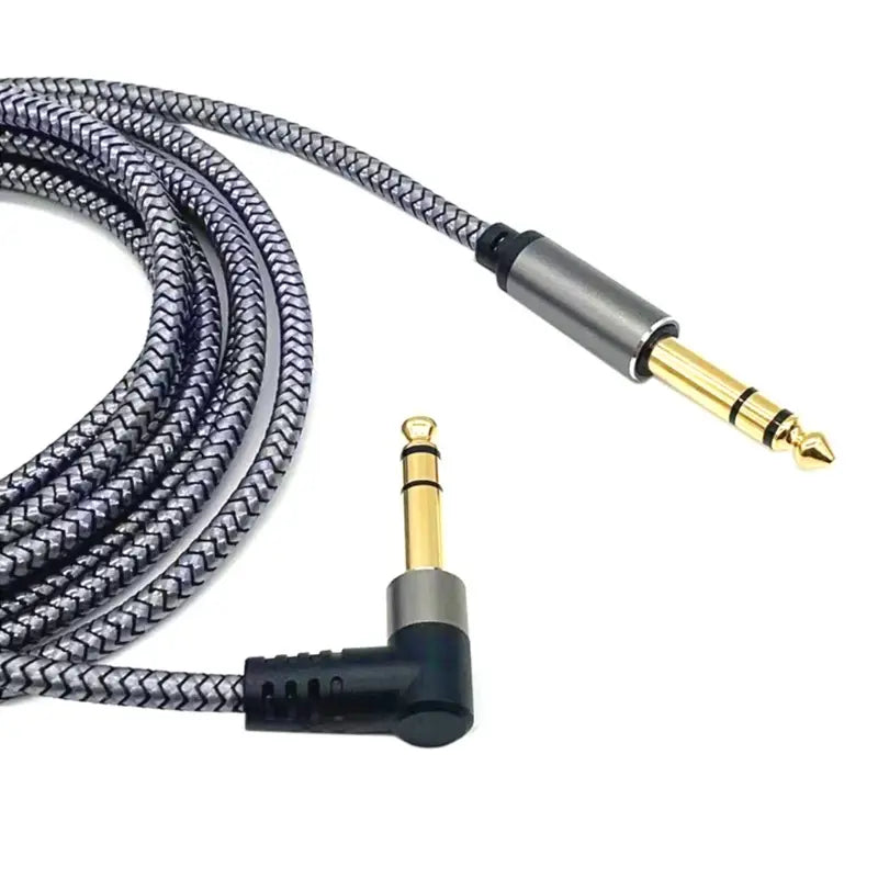 6.35mm to 6.35mm Guitar Cable 1m or 2m Professional Wire Amp Cable Instrument Cable for Electric Guitar