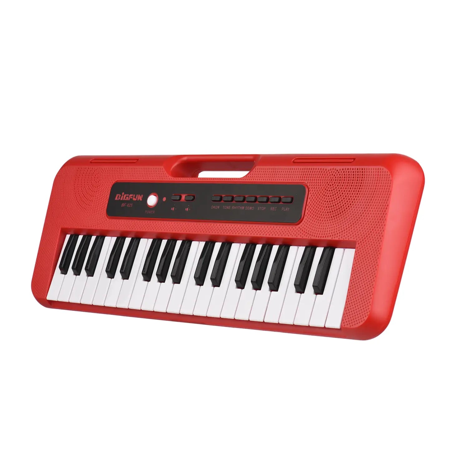 BIGFUN 37 Key Children Electronic Piano with Mini Microphone Preset 10 Demos Supports Recording Headphone/ Aux in Jack Keyboard