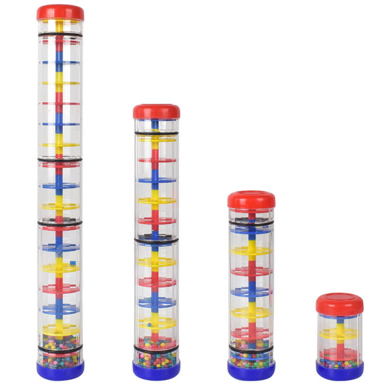 Children’s Musical Instruments Toys for Baby 1 2 3 Years Montessori Kids Rain Rattle Tube Shaker Rainmaker Music Sensory Toys