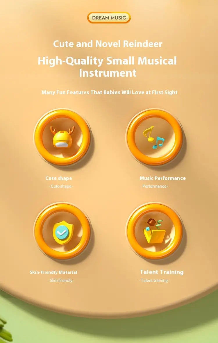 Otamatone Electronic Musical Instrument Portable Synthesizer Toy Deer & Whale Tadpole Piano Music Maker for Kids Beginners Gift